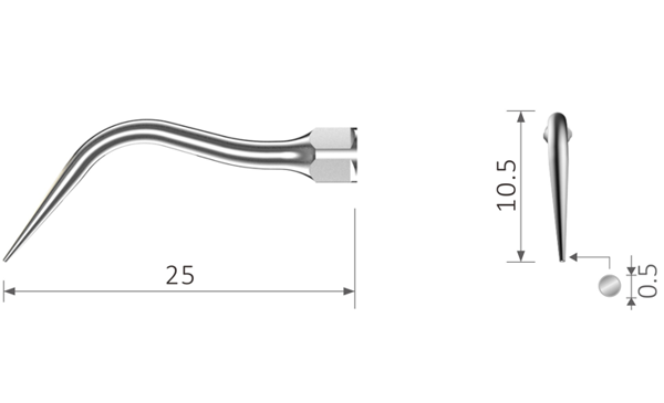 Picture of Scaler Tip compatible with EMS® couplings / P4