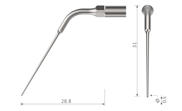 Picture of Scaler Tip compatible with EMS® couplings / E4