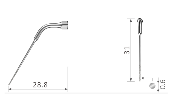 Picture of Scaler Tip compatible with EMS® couplings / E4D