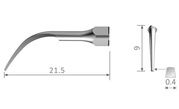 Picture of Scaler Tip compatible with Satelec® couplings / PD1