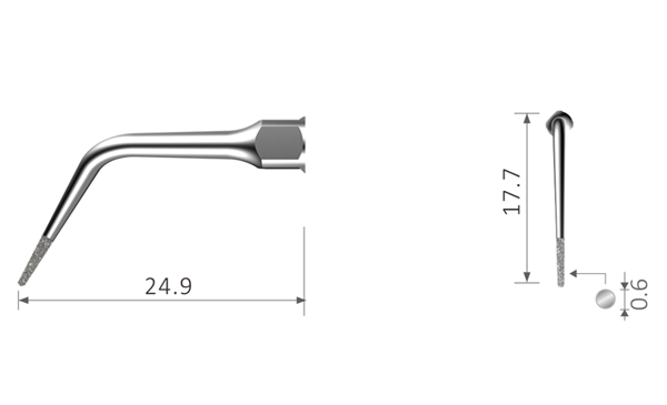 Picture of Scaler Tip compatible with Satelec® couplings / ED3D