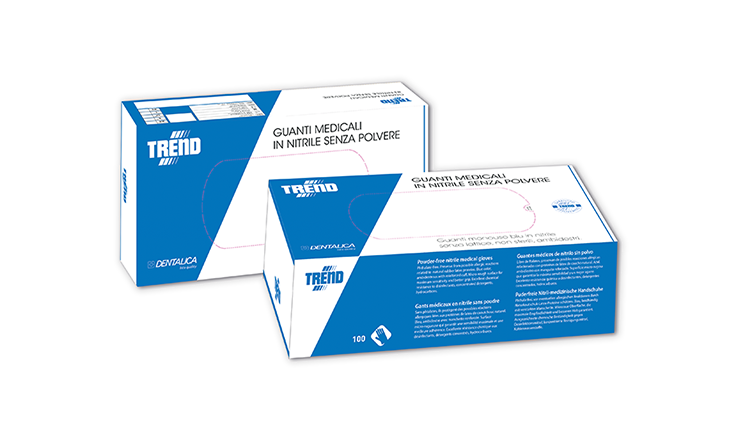 Picture of Nitrile Gloves / Blue - M
