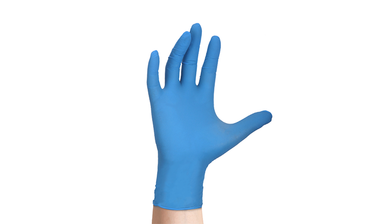 Picture of Nitrile Gloves / Blue - M
