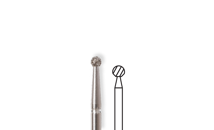 Picture of FG Round Bur 001-016 / Fine